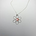 Pink mother of pearl necklace