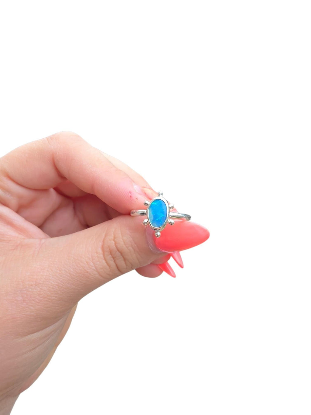 Austtalian Opal Ring | Australian Opal Doublet | Opal Jewellery | Boho Jewellery | Handmade Ring | Gifts For Her | Birthstone Jewellery