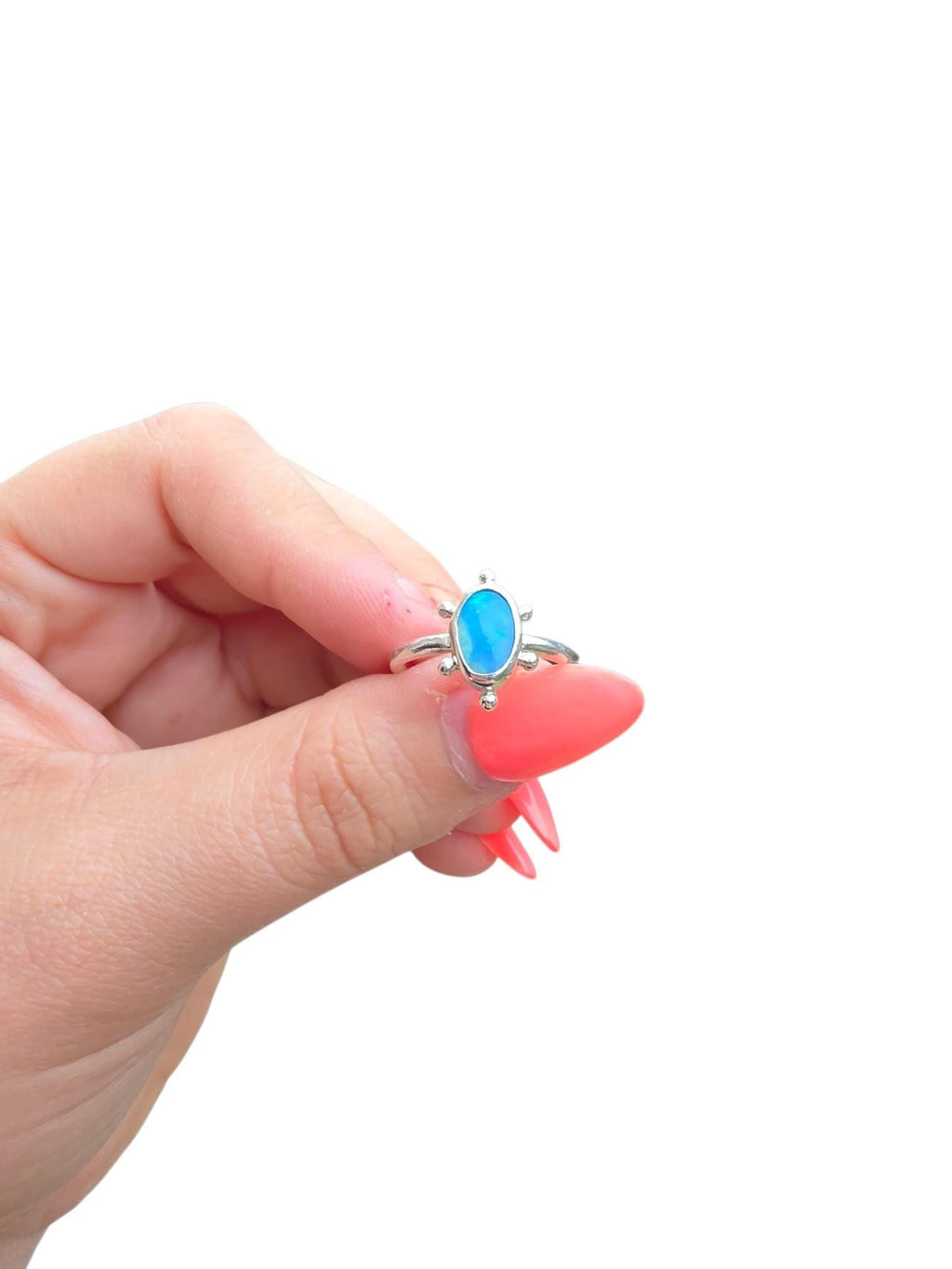 Austtalian Opal Ring | Australian Opal Doublet | Opal Jewellery | Boho Jewellery | Handmade Ring | Gifts For Her | Birthstone Jewellery