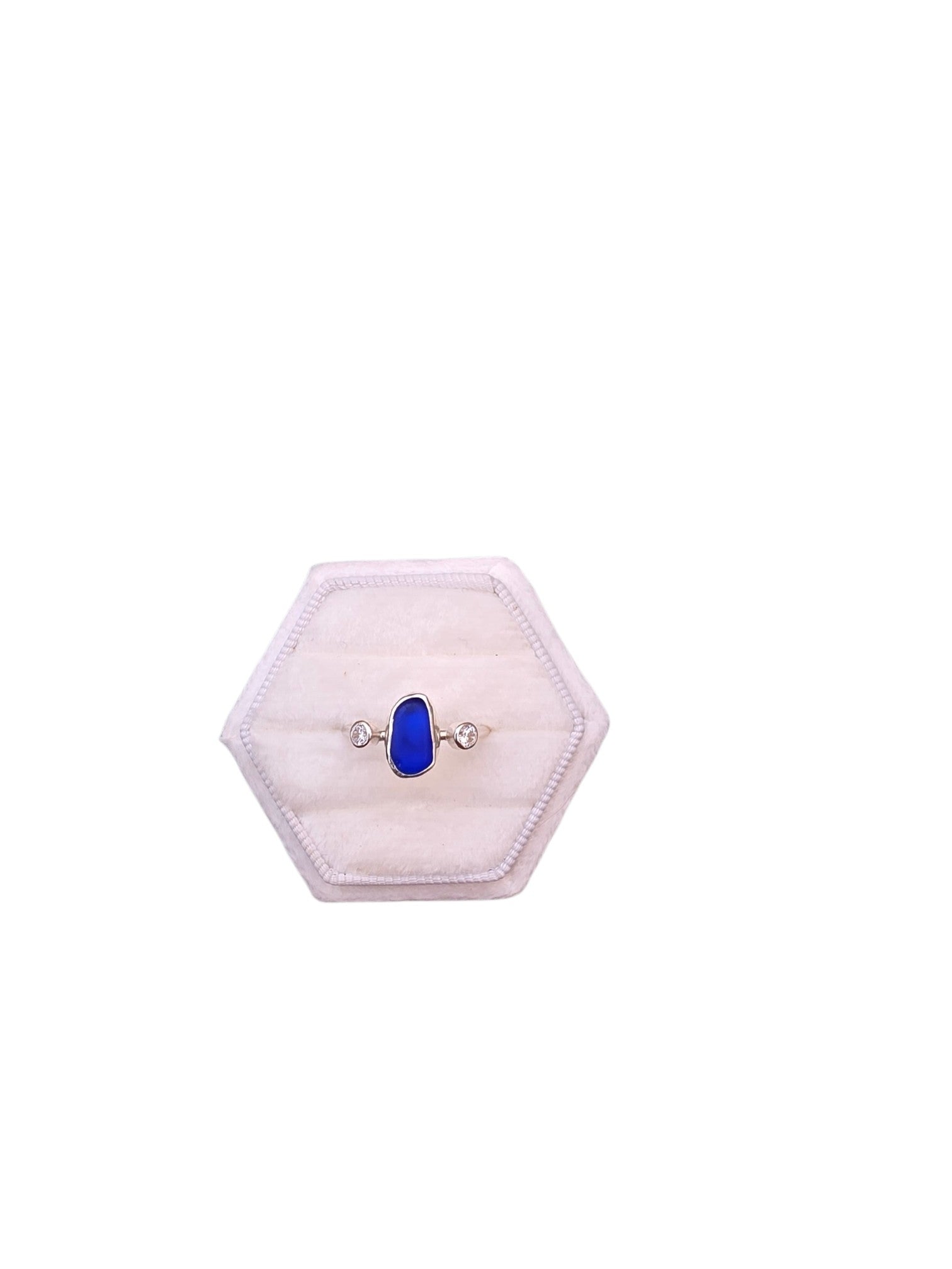 Sea Glass Sparkle Ring